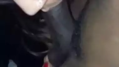 Attractive Desi gal carefully sucks XXX boner in complete darkness