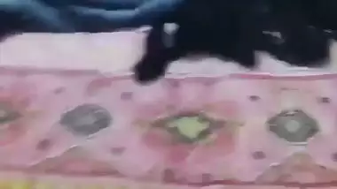 Indian nude babe takes a thick dick in her shaved pussy