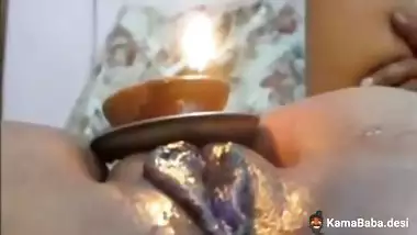 Desi sex video of a Hyderabad couple enjoying Diwali in bed