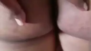 Tamil wife opening towel in front of secret lover