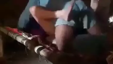 Desi xxx chudai of a dehati couple in a barn