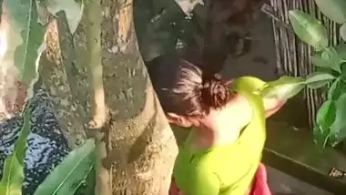 Village mom petticoat removed boob show after bath