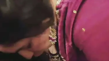 Rich Sasur enjoys an Indian blowjob from his Bahu